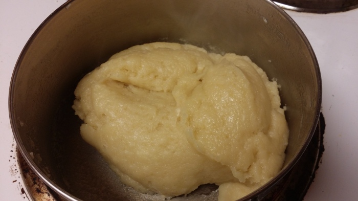 Finished ball of dough